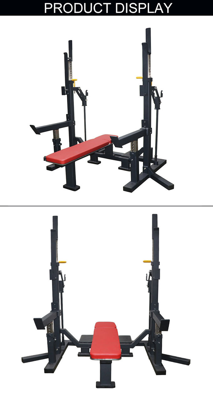 Adjustable Incline Decline Weight Bench Gym Training Press Squat Rack