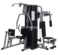 Home 5 Station Multi Gym Equipment , Multi Purpose Workout Machine Modular