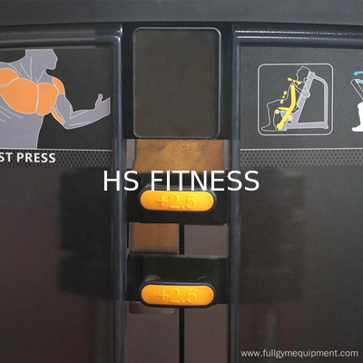 Commercial fitness seated chest press gym exercise machine