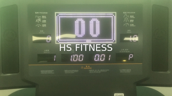 5hp Heavy Duty Treadmill Normal Screen Keypad 0-20% PU handrail