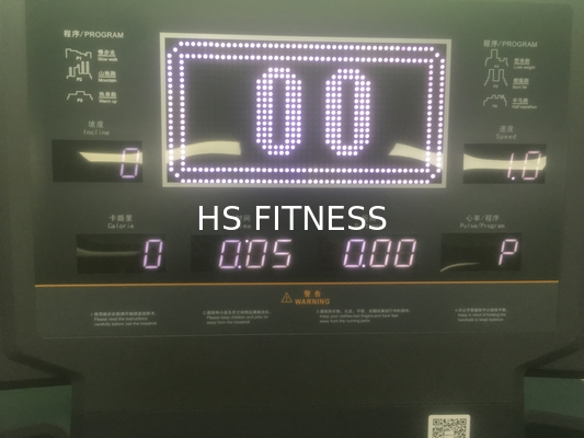 5hp Heavy Duty Treadmill Normal Screen Keypad 0-20% PU handrail