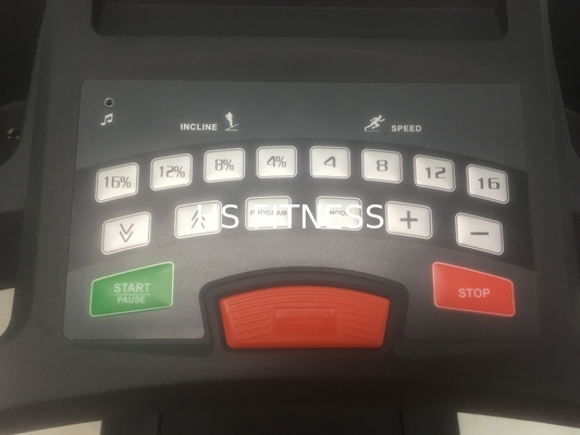 5hp Heavy Duty Treadmill Normal Screen Keypad 0-20% PU handrail