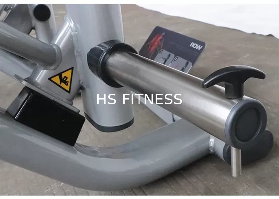 Steel Hammer Strength Seated Row Machine With Pneumatic Cylinder Boost
