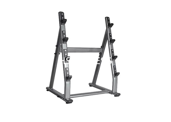 4 Pairs Weight Bench Rack Barbell Holder Three Layers Electrostatic Spraying