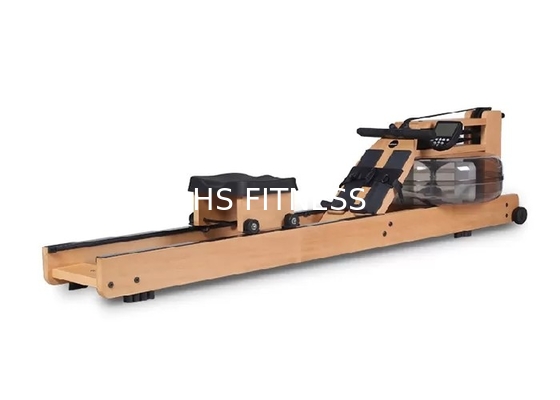 Deluxe Wooden Commercial Cardio Water Rower Rowing Machine