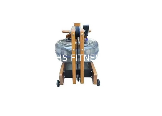 Deluxe Wooden Commercial Cardio Water Rower Rowing Machine