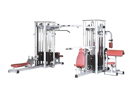 3.5mm Tube Multi Gym Commercial Multifunction Gym Machine 8 Station