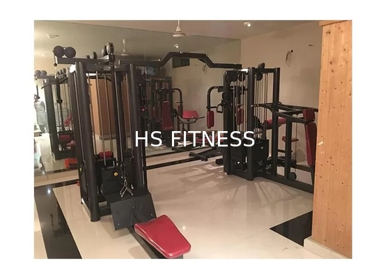 3.5mm Tube Multi Gym Commercial Multifunction Gym Machine 8 Station