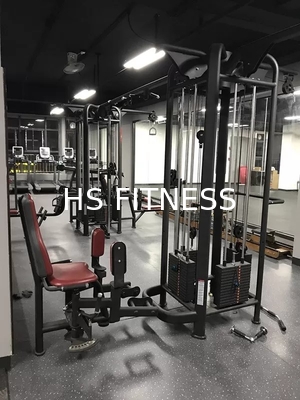 Custom Station Multi Gym Equipment Commercial Three Layers Electrostatic Spraying