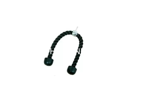 ISO Commercial Gym Fitness Accessories Cable Triceps Pushdown Exercise Ropes