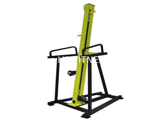 Vertical Cycling Gym Equipment Climber 75 Degree Steel Frame Structure For Home