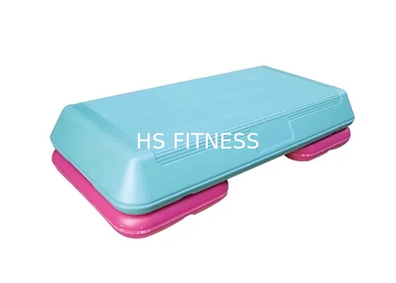 OEM Gym Workout Accessories Platorm Adjustable Aerobic Step Board With 2 Layer