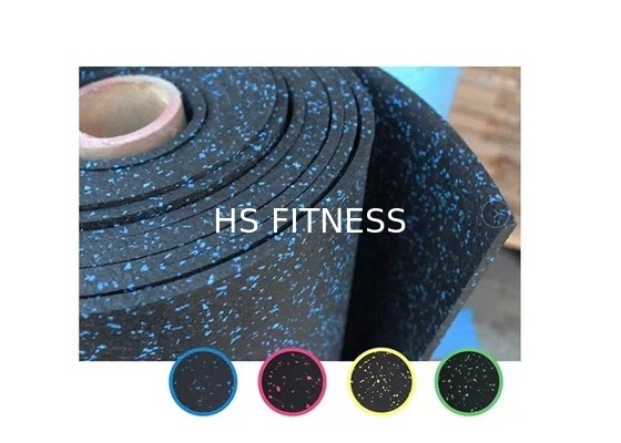 OEM Gym Fitness Accessories Shock Absorbing Noise Reduction Rubber Flooring