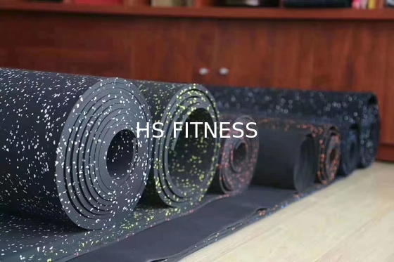 OEM Gym Fitness Accessories Shock Absorbing Noise Reduction Rubber Flooring